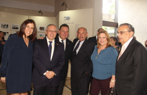 Gila Hubschmann de Falcón, Elías Farache, Raúl Cohén, Elides Rojas, Macky Arenas y Manuel Felipe Sierra